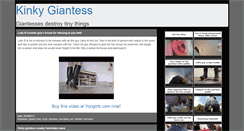 Desktop Screenshot of kinkygiantess.com